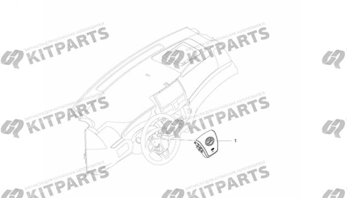 Подушка безопасности водителя Lifan
