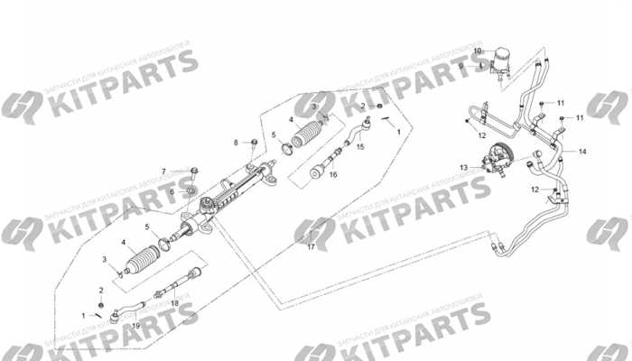 Рейка рулевая и ГУР Lifan Cebrium