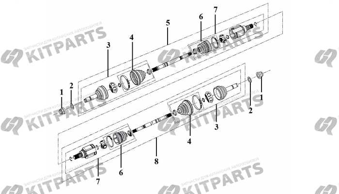 Привод колеса (CVT) Lifan