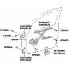 Стеклоподъемник и петли передней двери