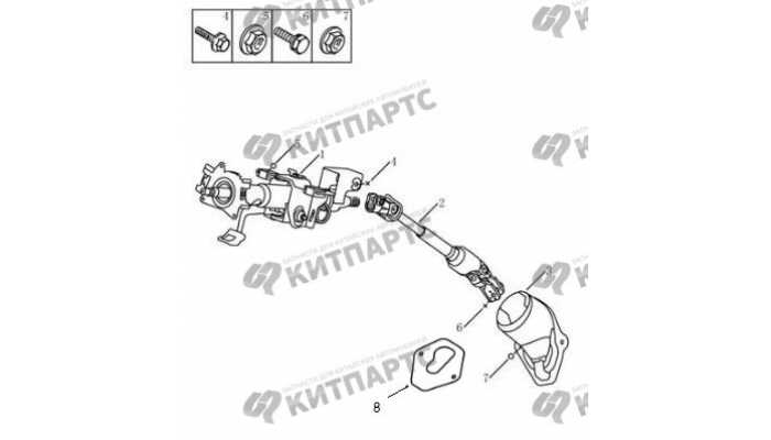 Рулевая колонка Geely